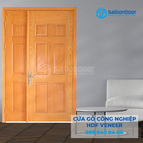Cửa Gỗ HDF Veneer 9A-oak Sồi-SGD
